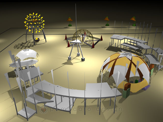 Event Production Design Nexus Burning Man 2010