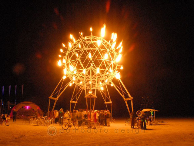 Art Installation Pyrosphere