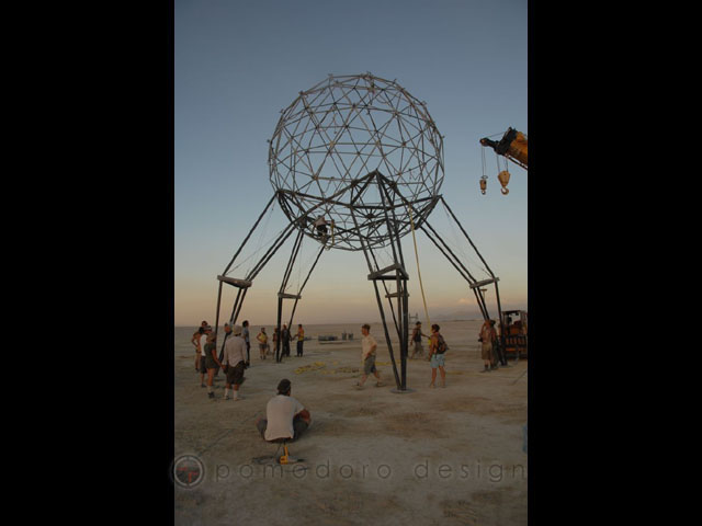 Art Installation Pyrosphere