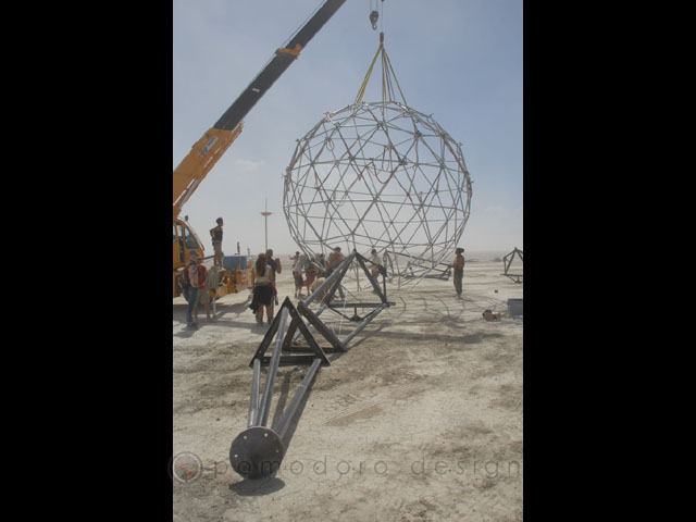 Art Installation Pyrosphere