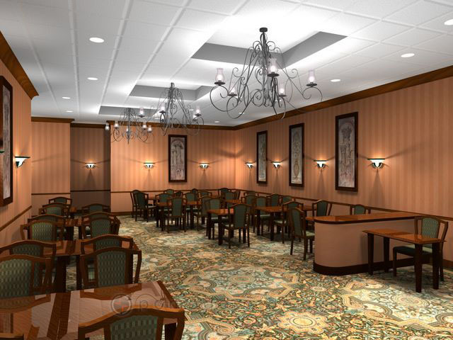 rendering commercial interior