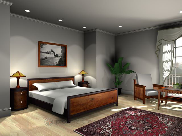 rendering residential interior san francisco